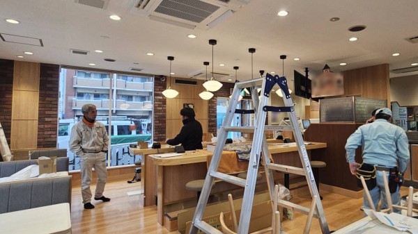 飲食店の屋内配線・電気工事（熊本市中央区）