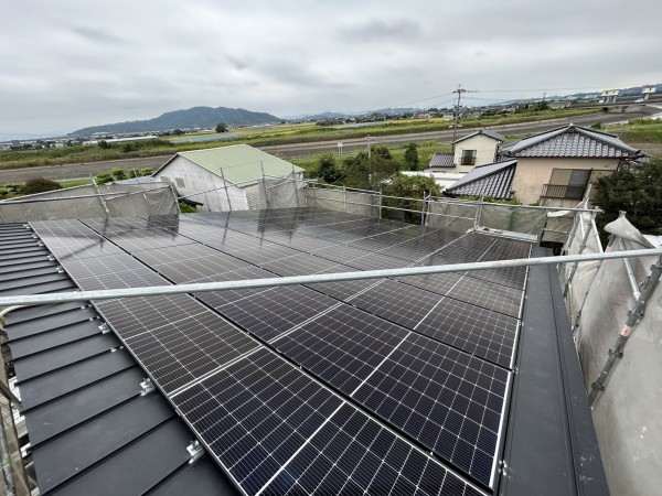太陽光発電設備の設置（熊本県熊本市富合町）