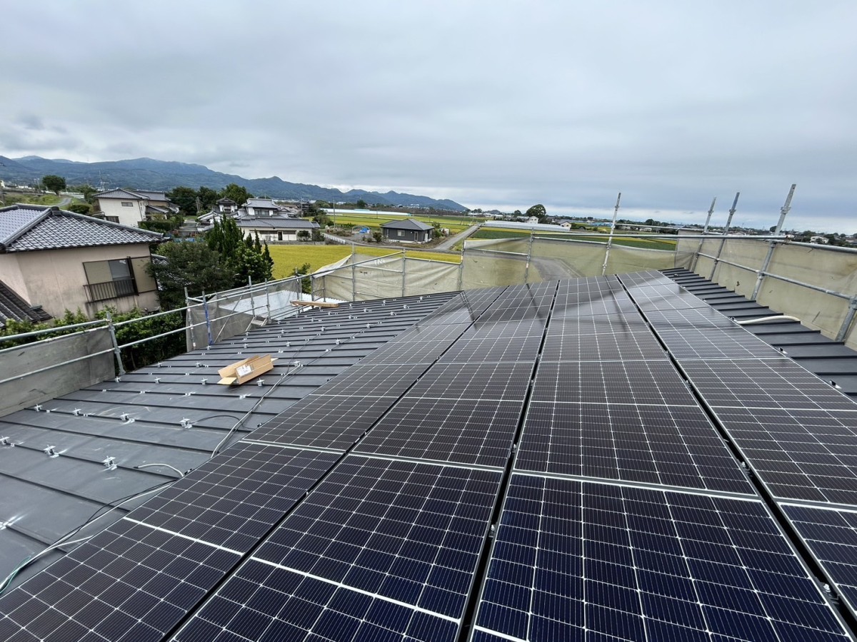 太陽光発電設備の設置（熊本県熊本市富合町）