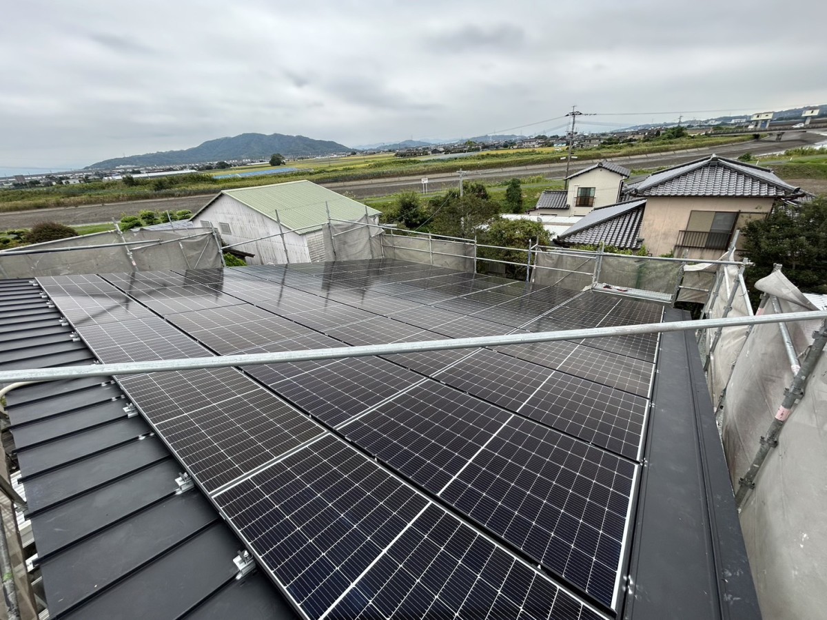 太陽光発電設備の設置（熊本県熊本市富合町）