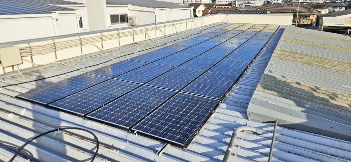 企業様の太陽光発電設置